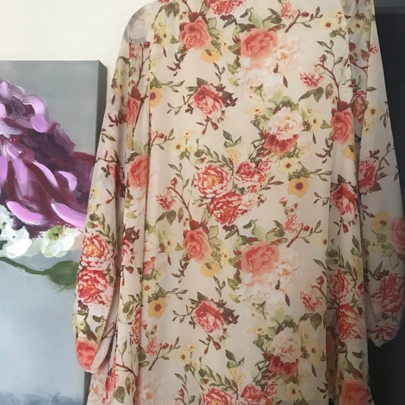 Show Me Your Mumu Floral Longsleeve Tunic - Picture 4 of 6